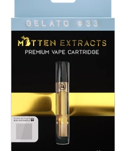 Mitten Extracts Gelato #33 Vape Cartridge