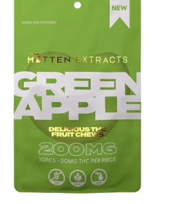 Mitten Extracts Green Apple Gummies