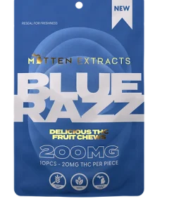 Mitten Extracts Blue Razz Gummies