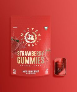 Mitten Extracts Strawberry Gummies